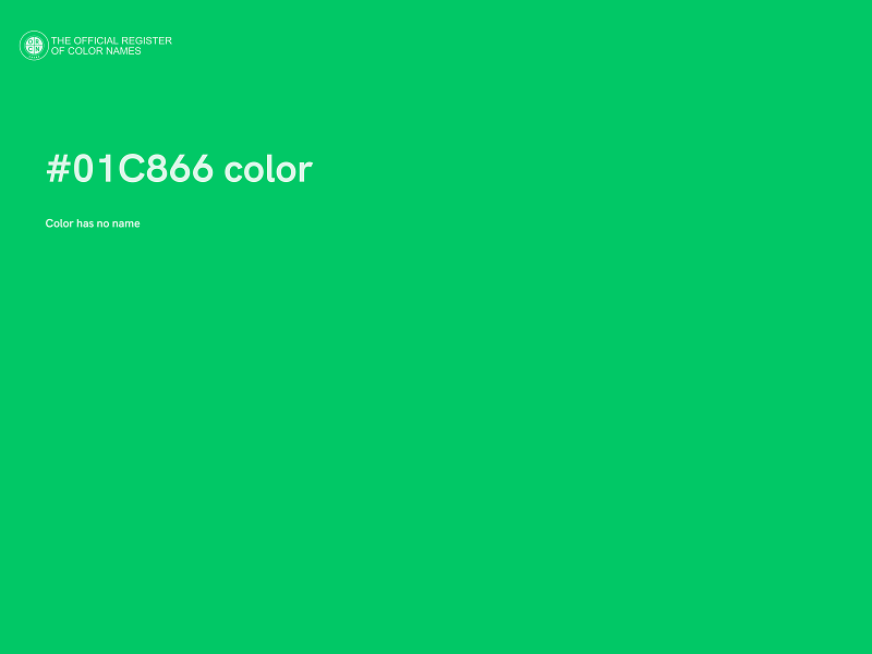 #01C866 color image
