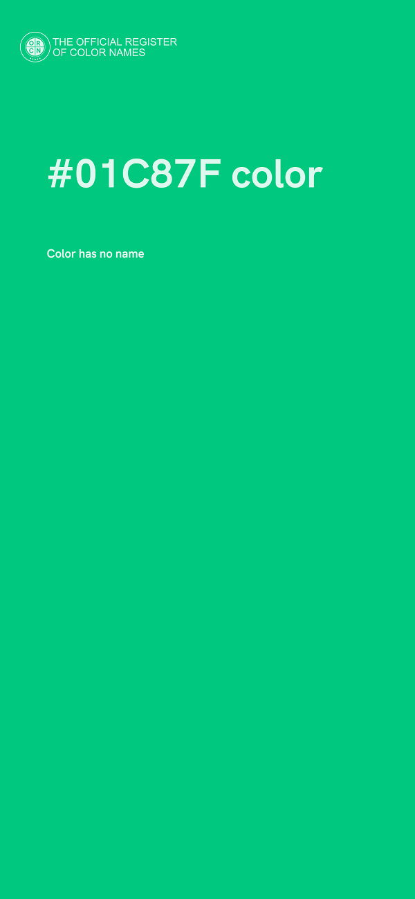 #01C87F color image