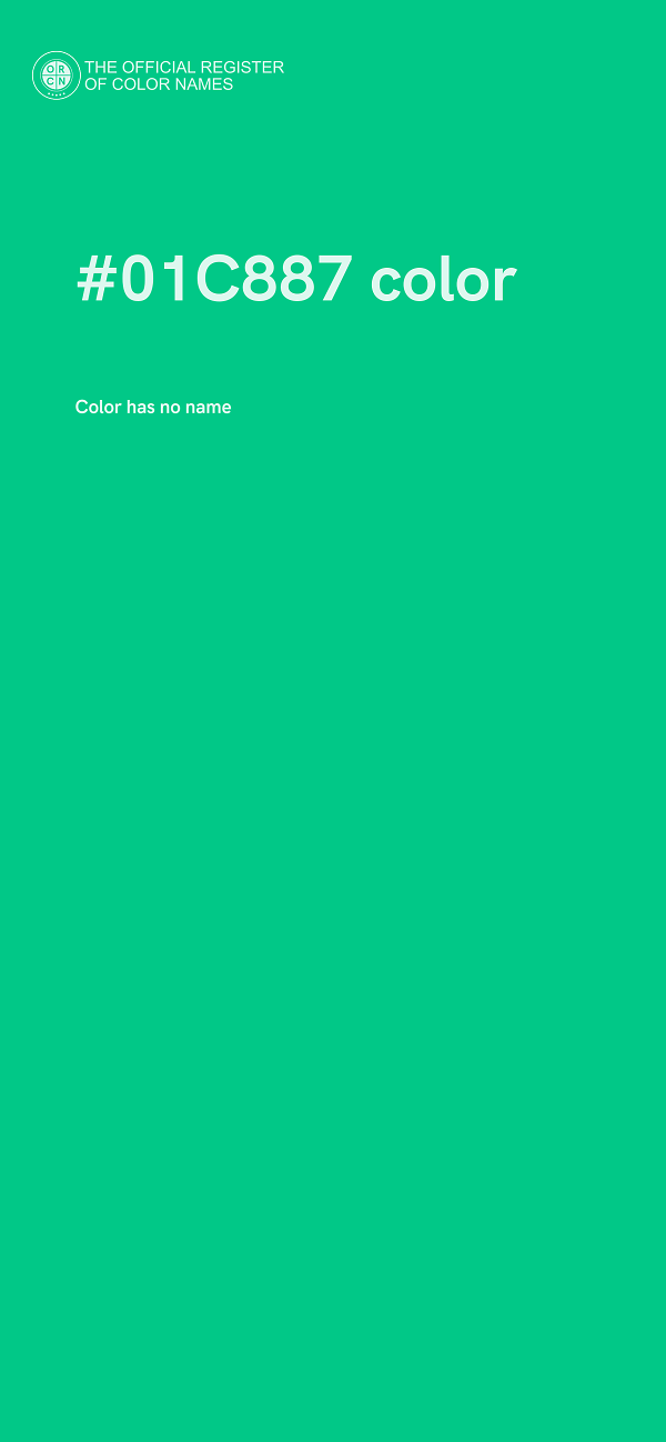 #01C887 color image