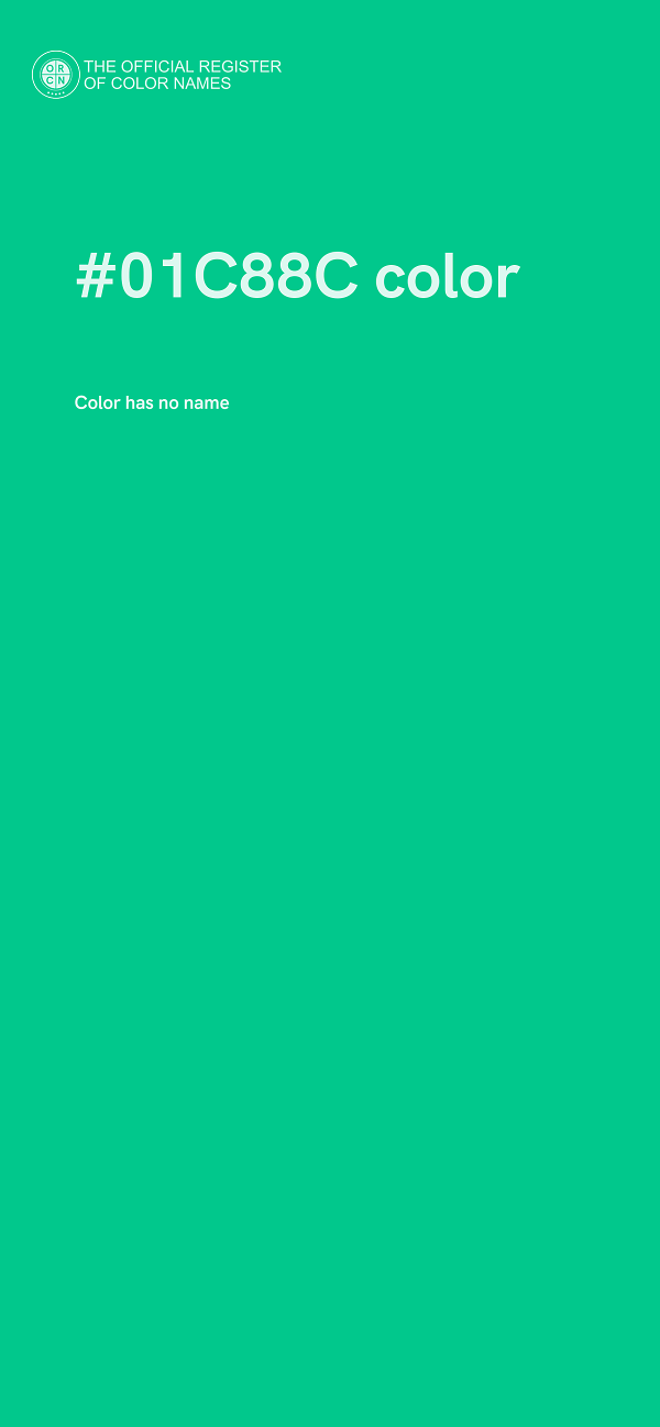 #01C88C color image