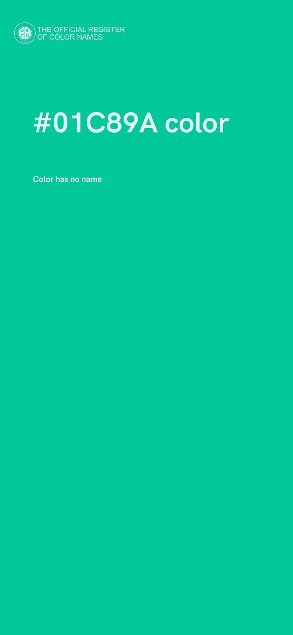 #01C89A color image