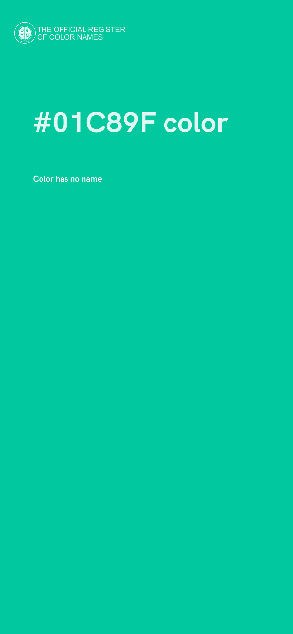 #01C89F color image