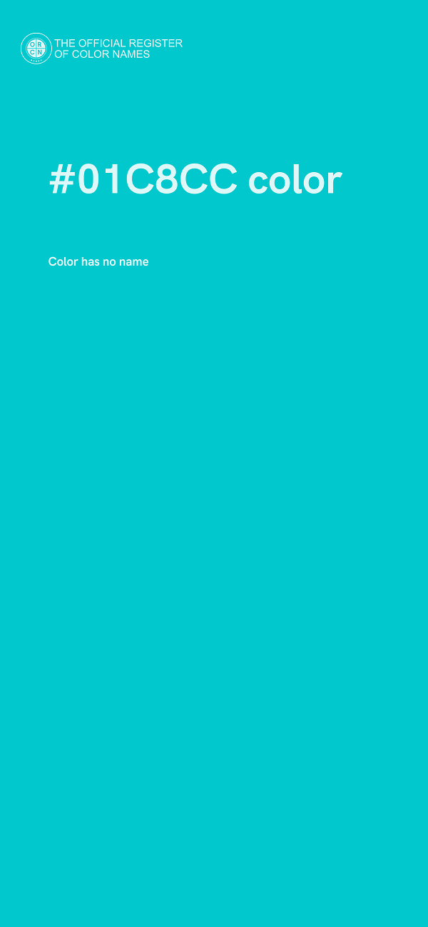 #01C8CC color image