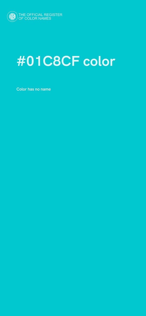 #01C8CF color image