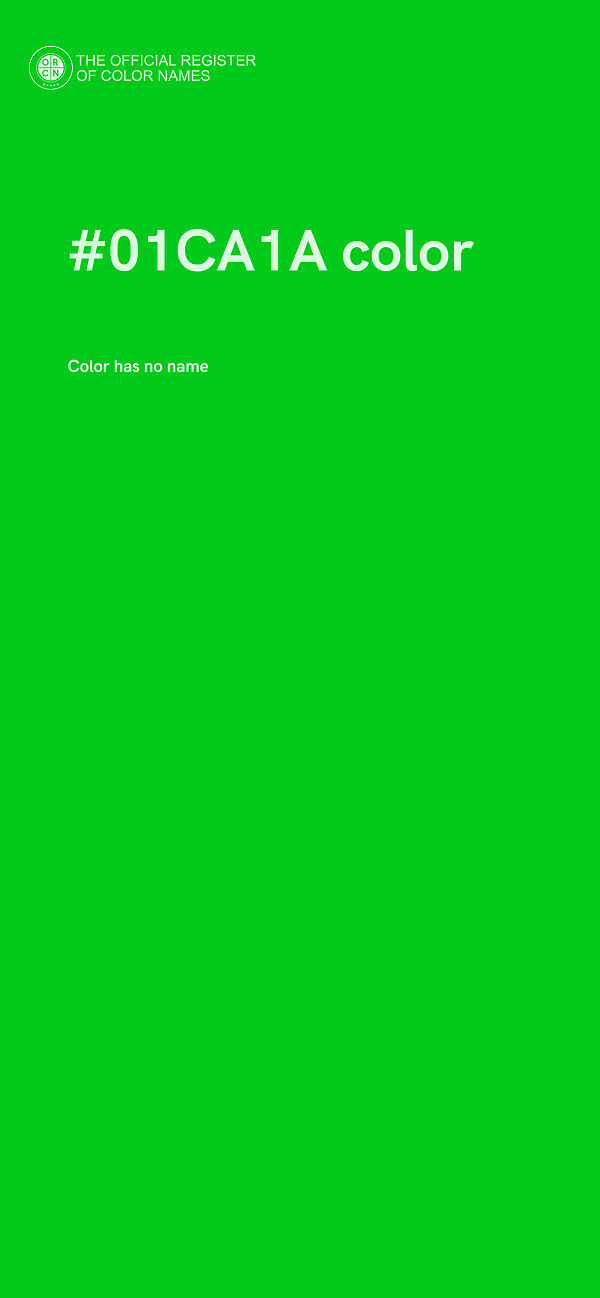 #01CA1A color image