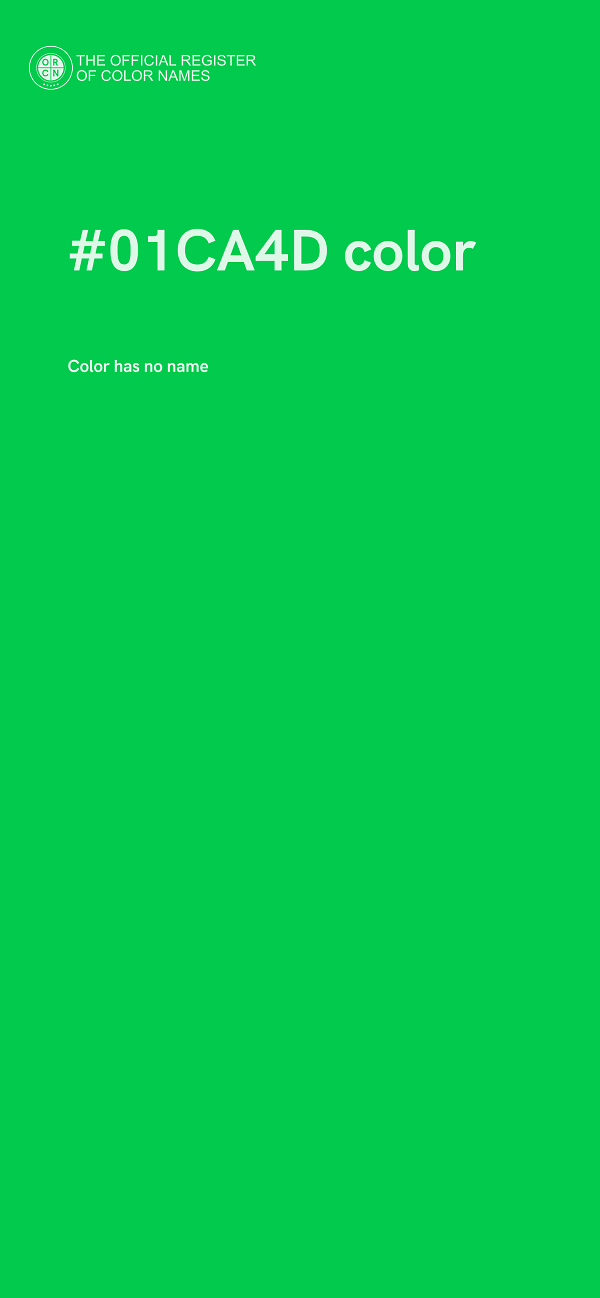 #01CA4D color image