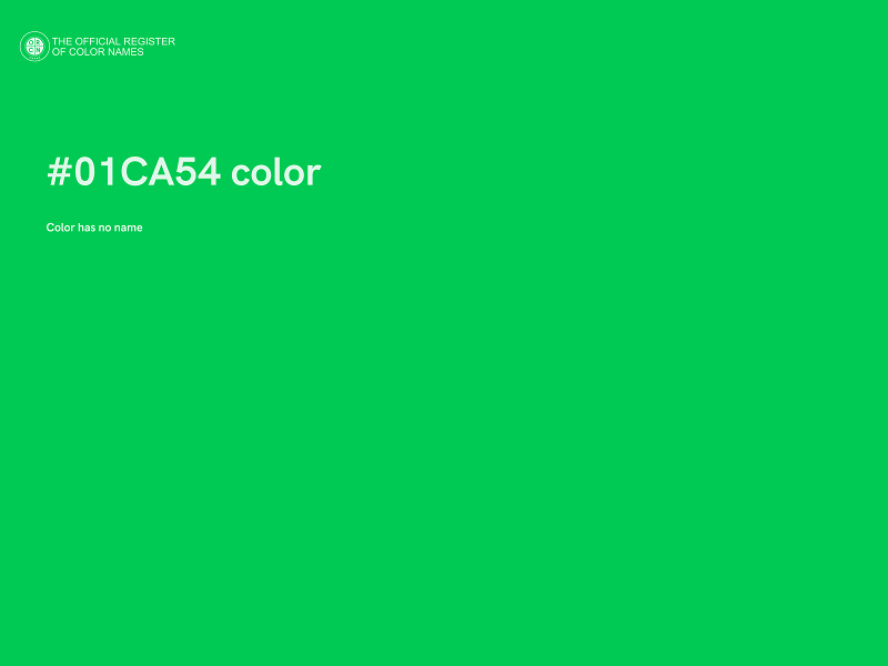 #01CA54 color image
