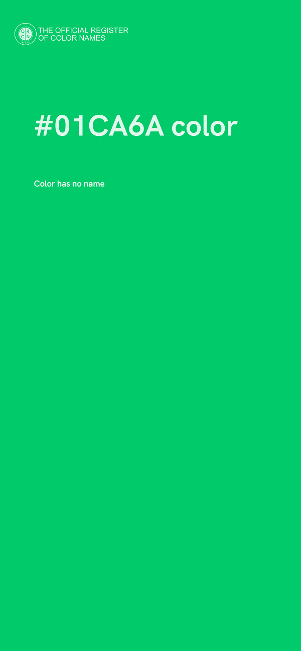 #01CA6A color image