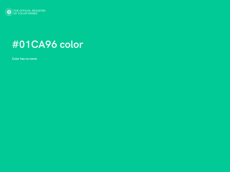 #01CA96 color image