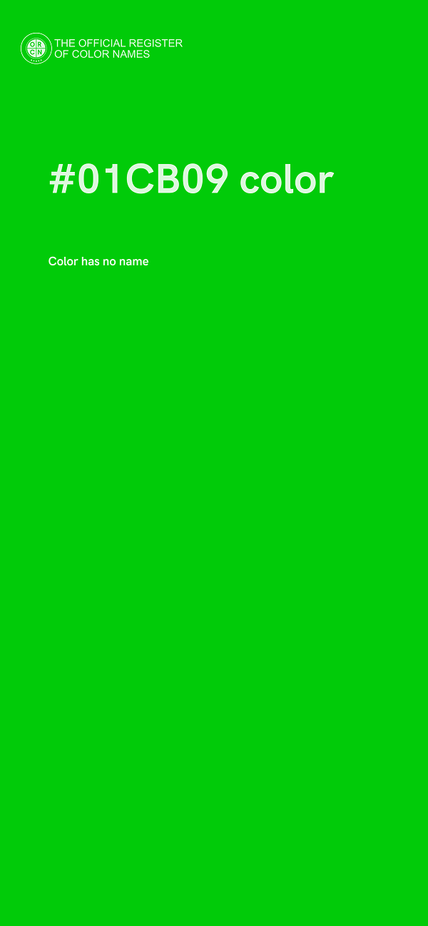 #01CB09 color image