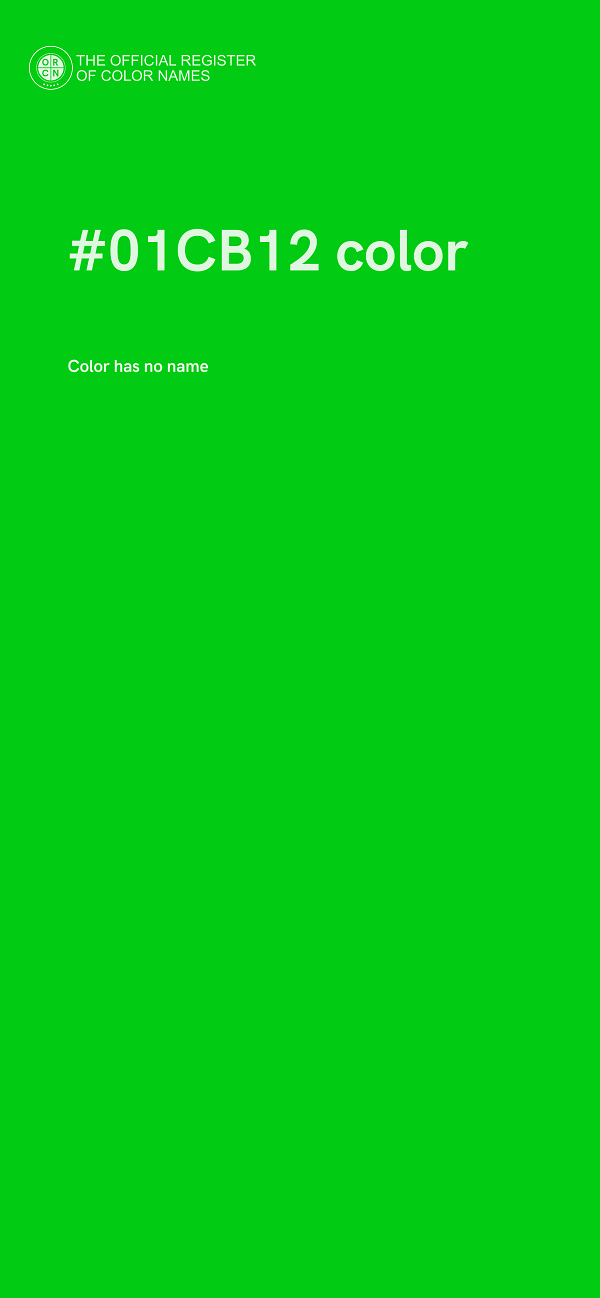 #01CB12 color image
