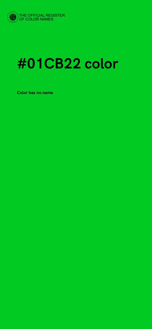 #01CB22 color image