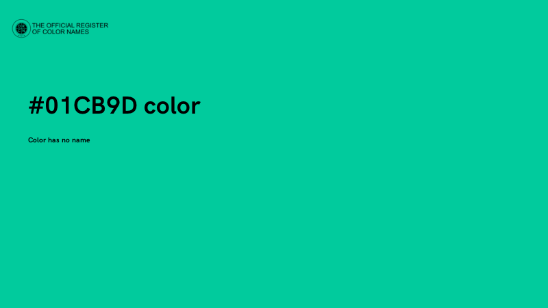 #01CB9D color image