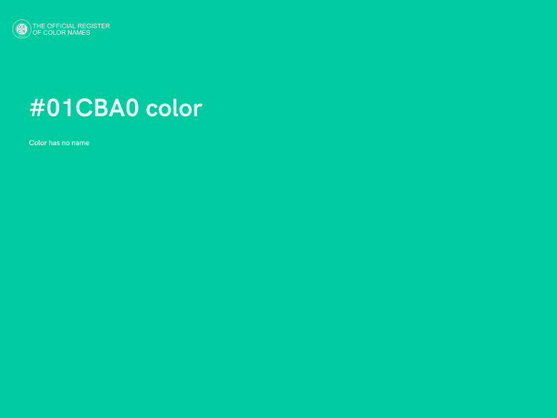 #01CBA0 color image