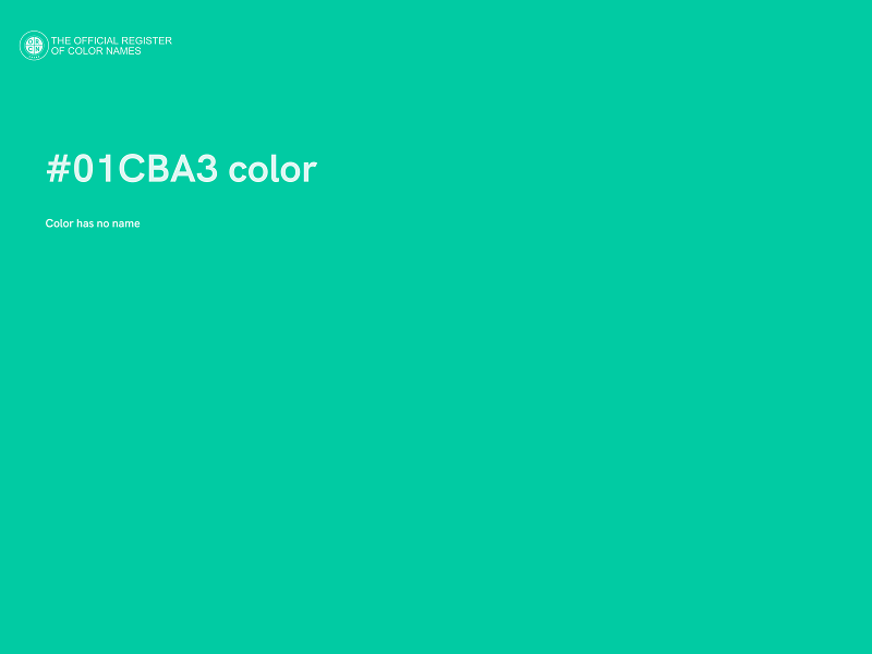 #01CBA3 color image