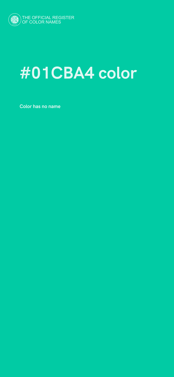 #01CBA4 color image