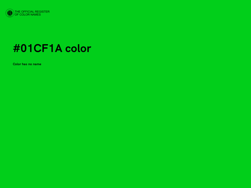 #01CF1A color image