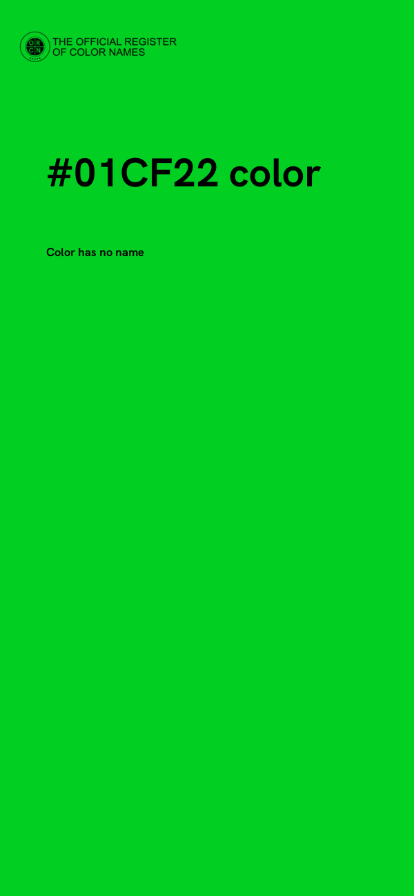 #01CF22 color image