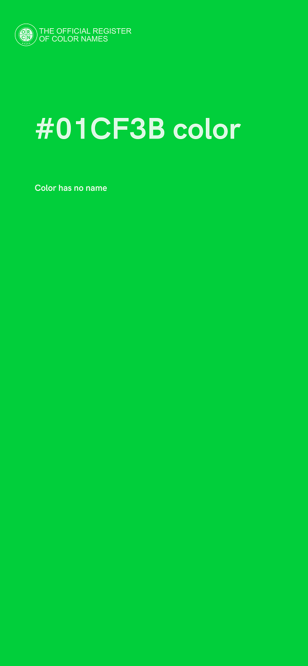 #01CF3B color image