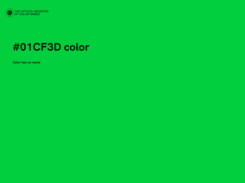#01CF3D color image