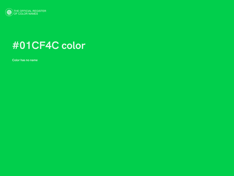 #01CF4C color image