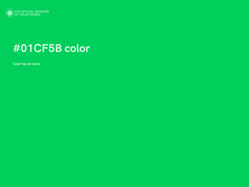 #01CF5B color image