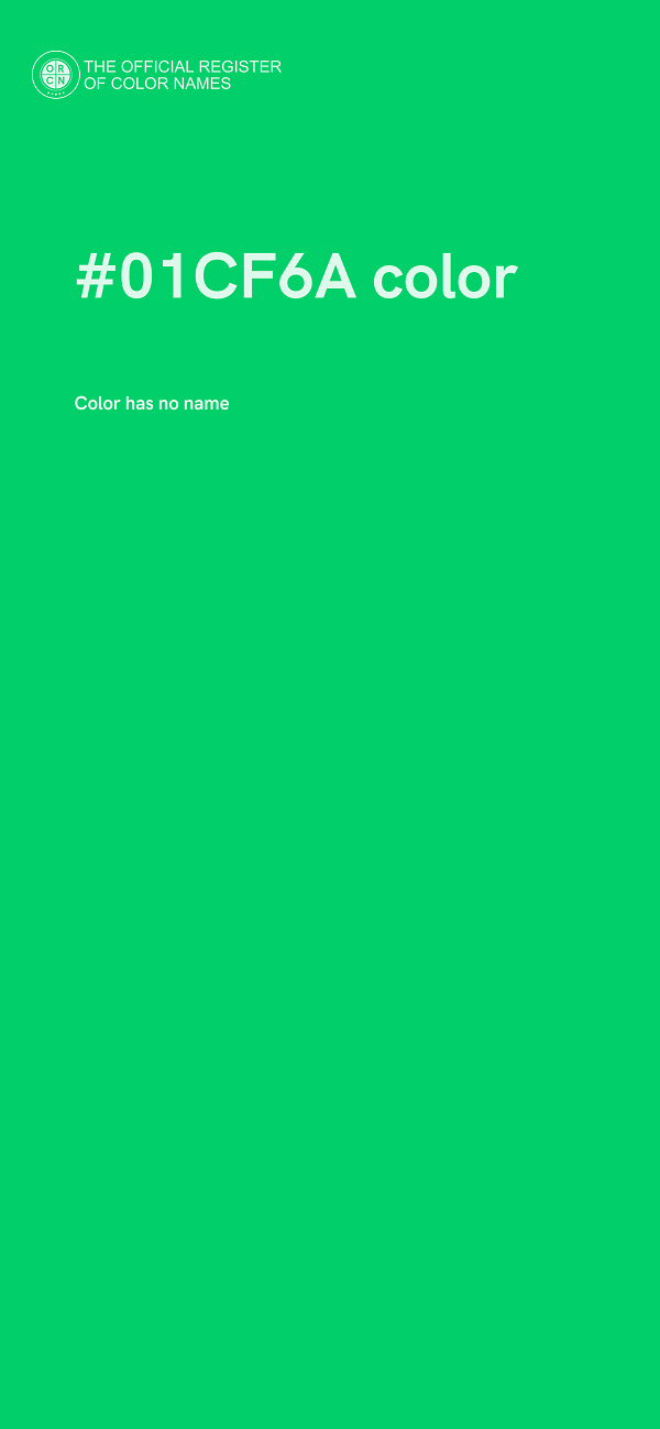 #01CF6A color image