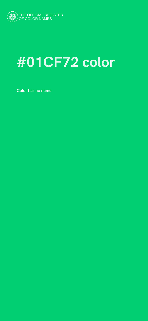 #01CF72 color image