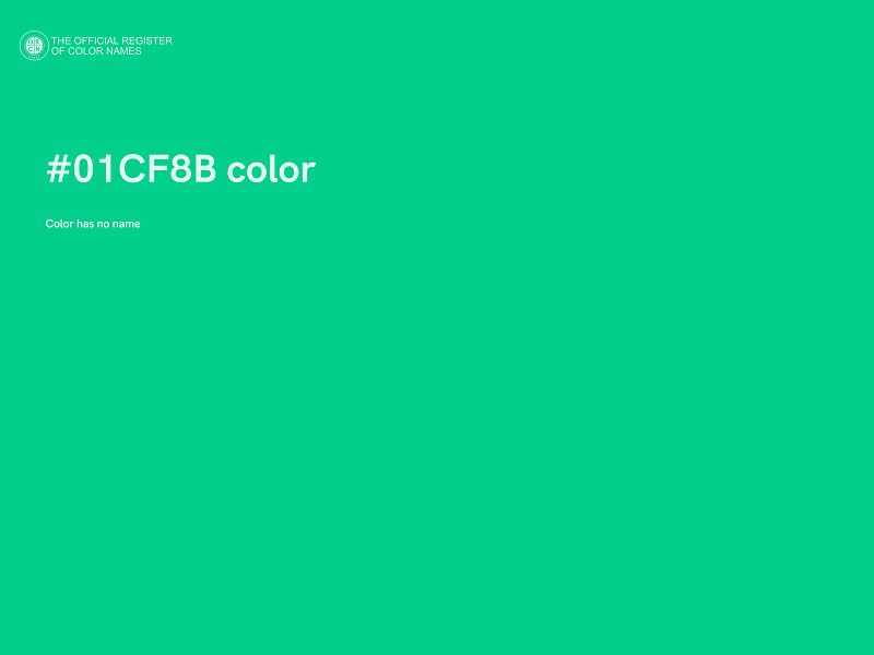 #01CF8B color image