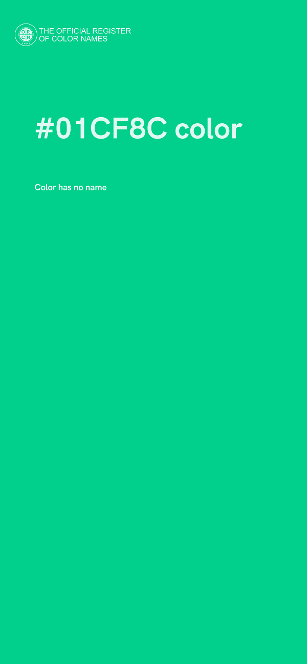 #01CF8C color image