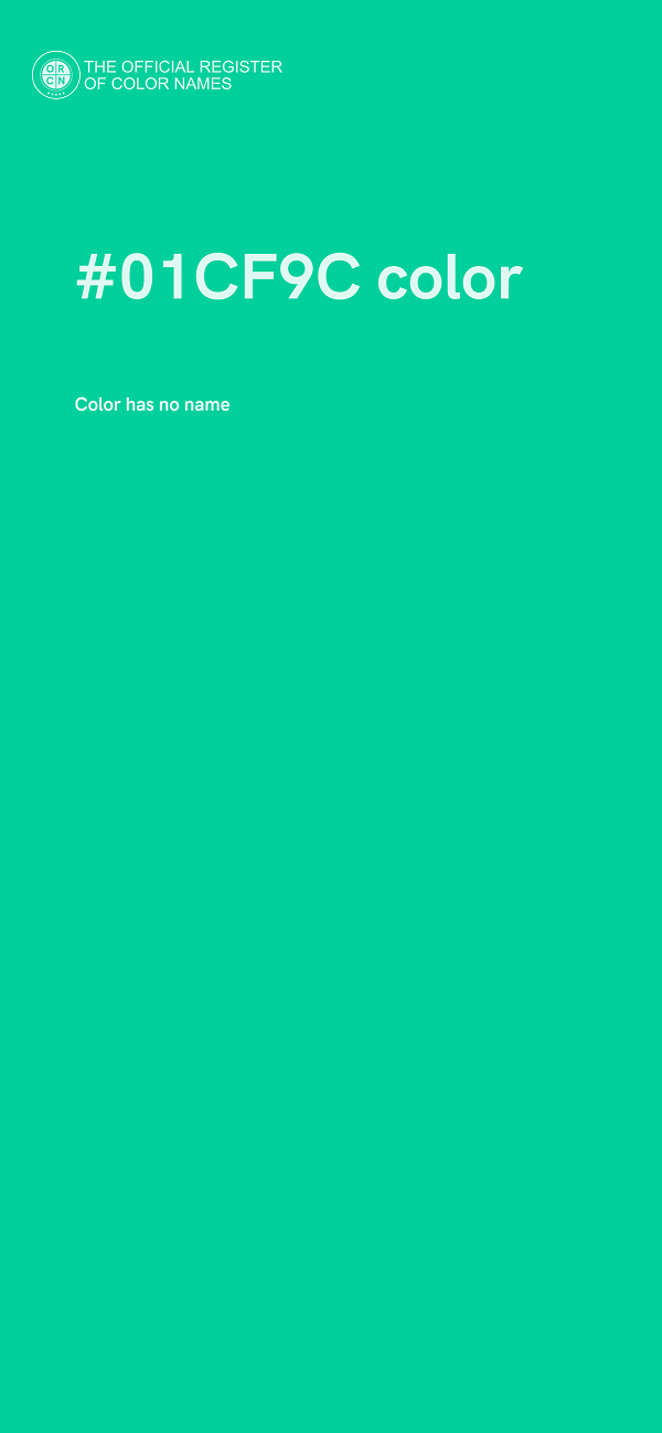 #01CF9C color image