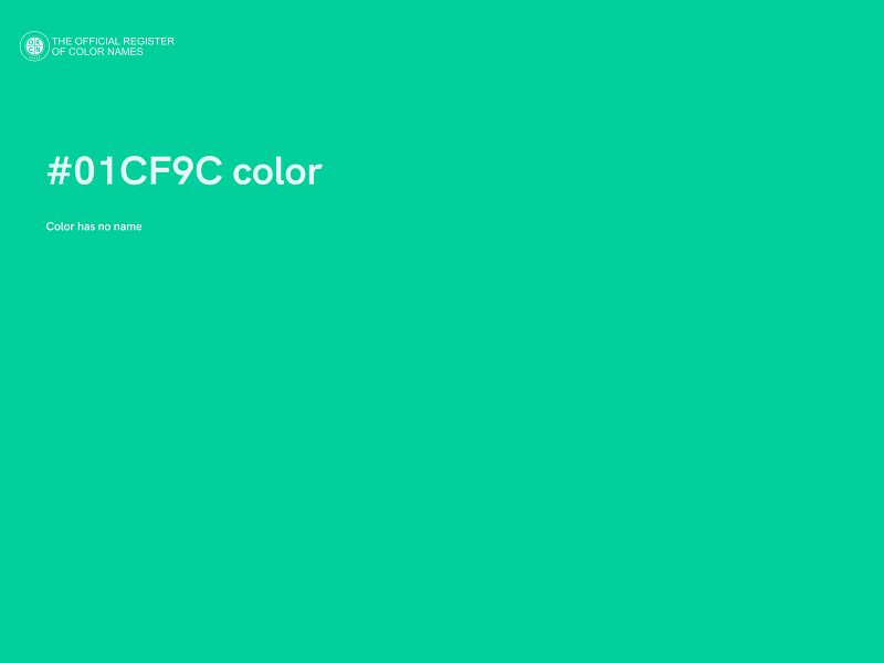 #01CF9C color image