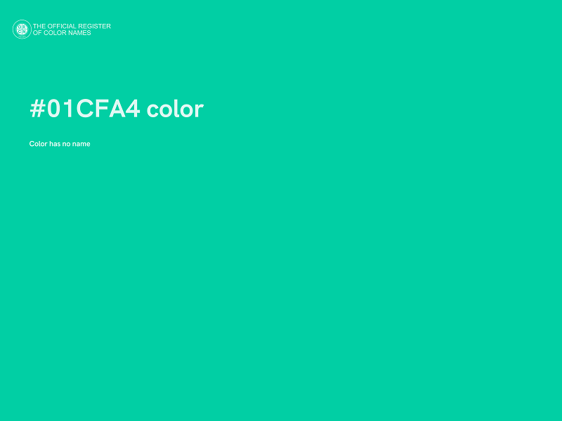 #01CFA4 color image