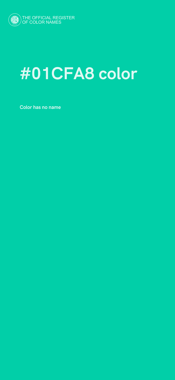 #01CFA8 color image