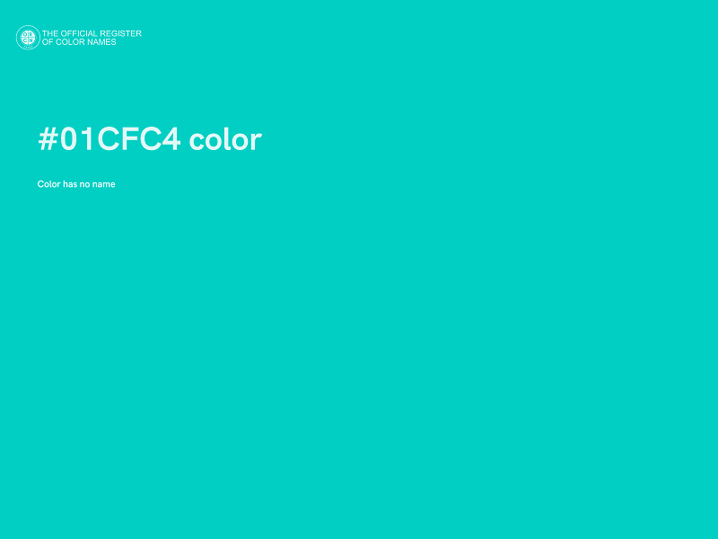 #01CFC4 color image