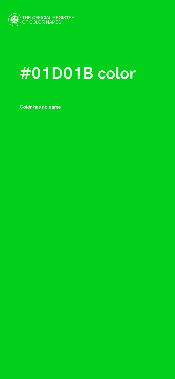 #01D01B color image