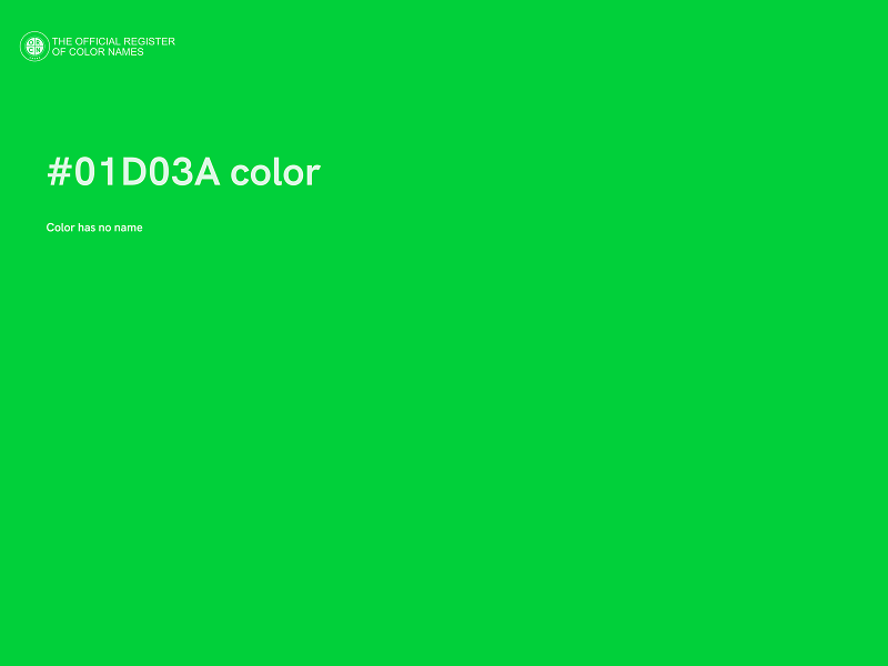 #01D03A color image