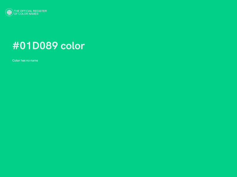 #01D089 color image