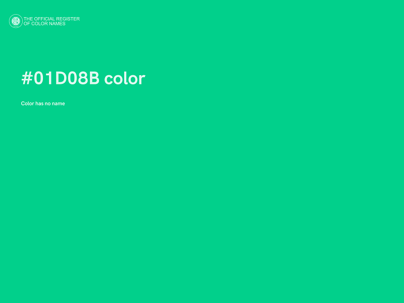 #01D08B color image