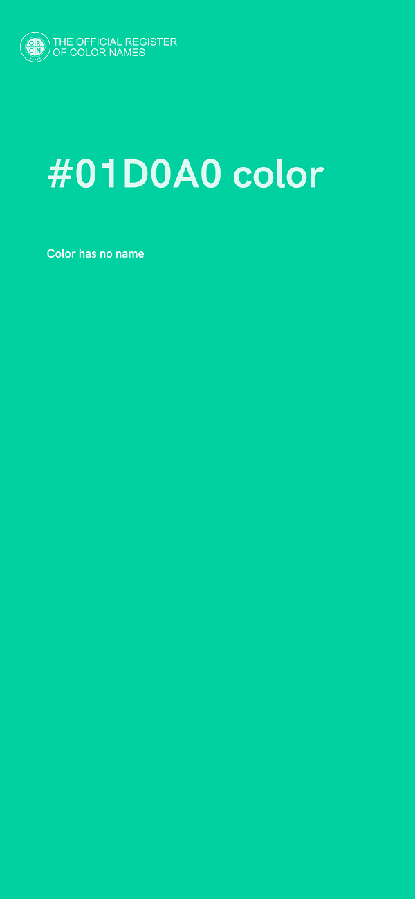 #01D0A0 color image