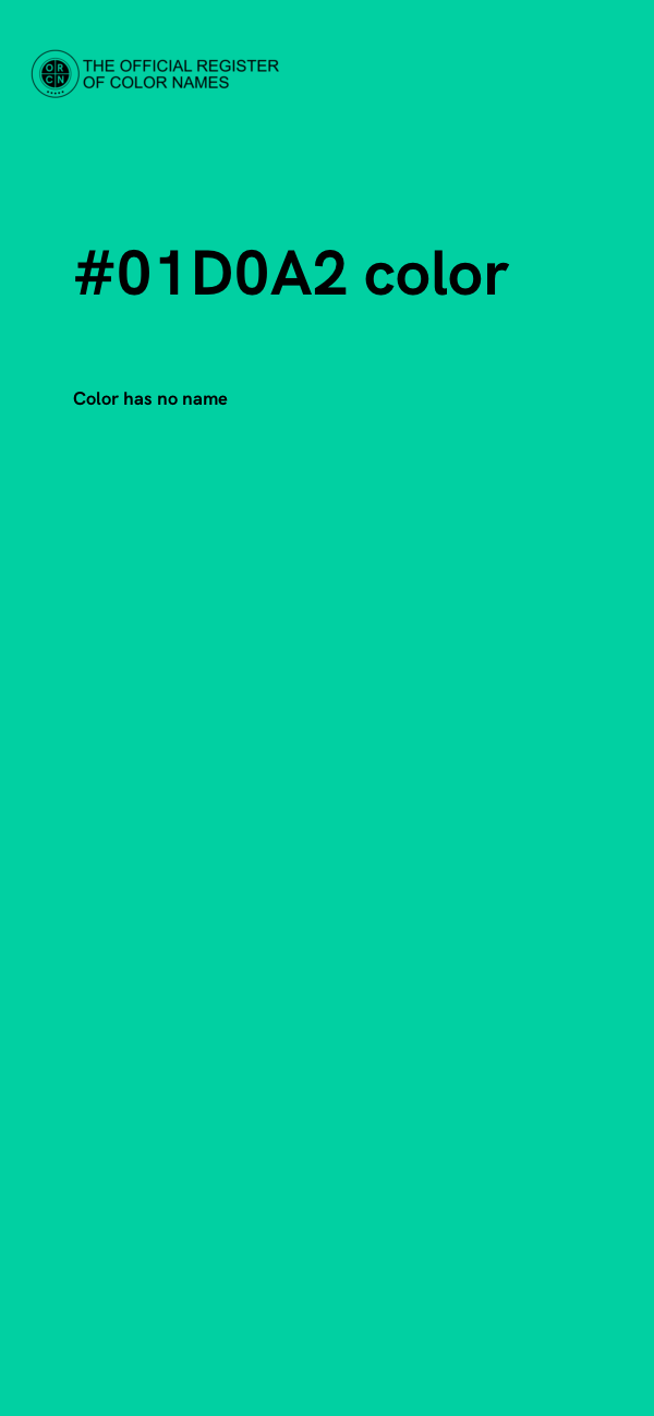 #01D0A2 color image