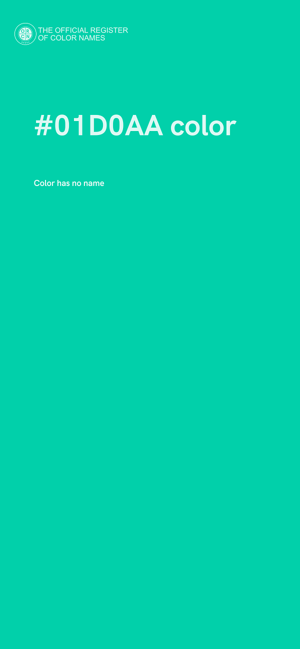 #01D0AA color image