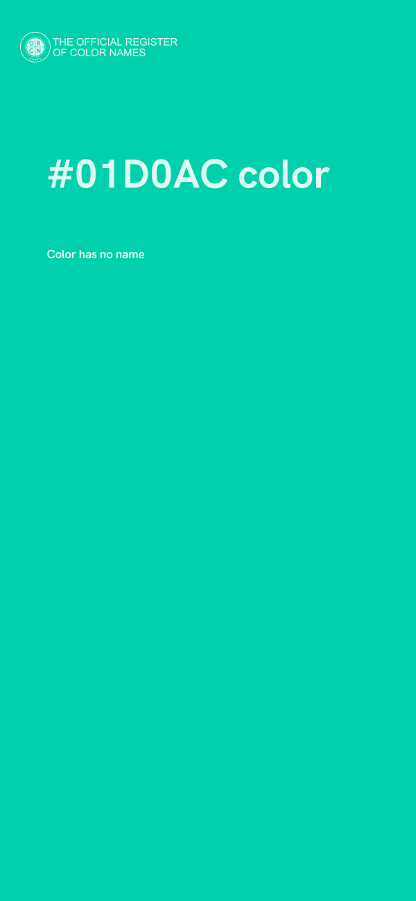 #01D0AC color image
