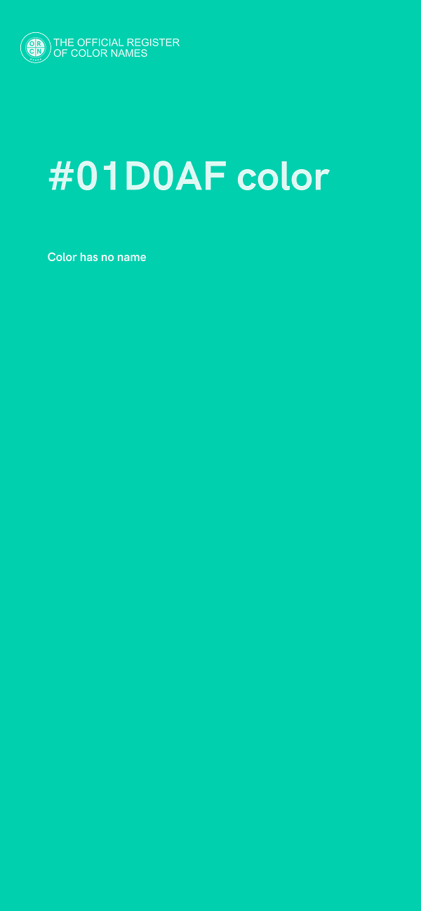 #01D0AF color image