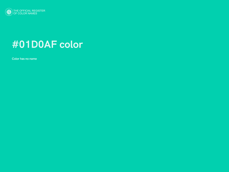 #01D0AF color image