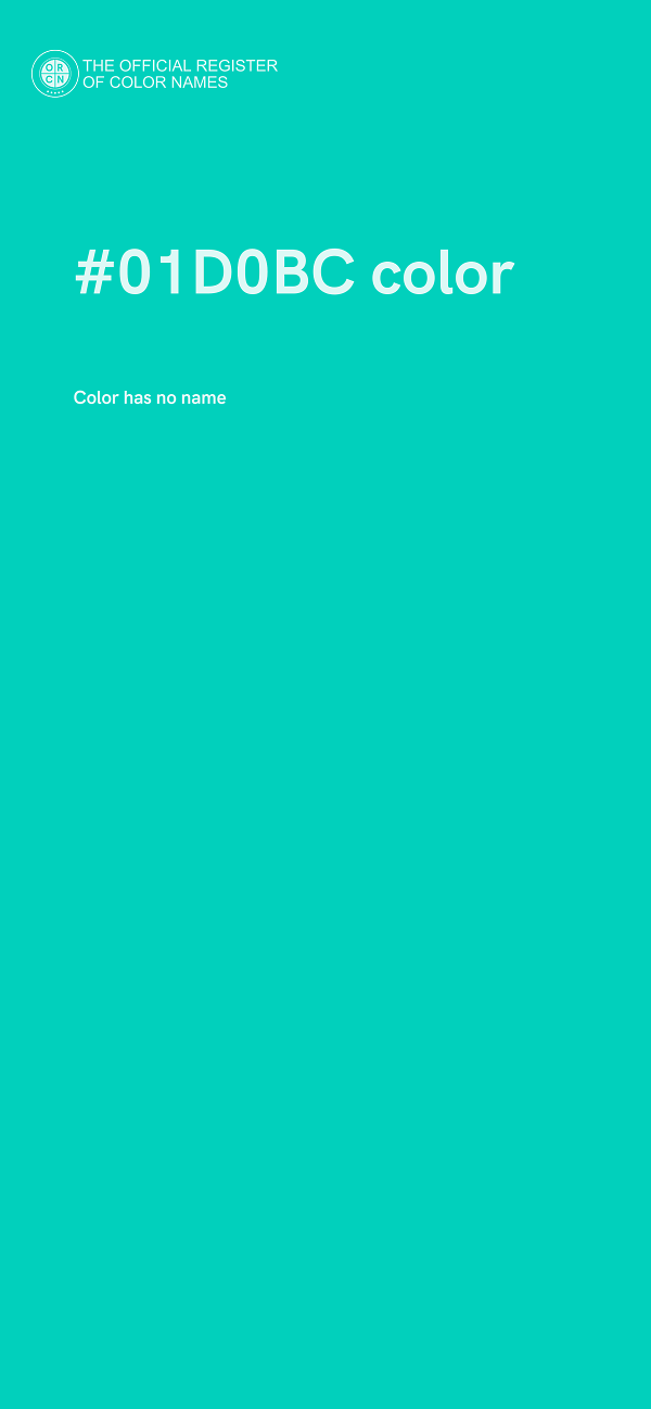 #01D0BC color image