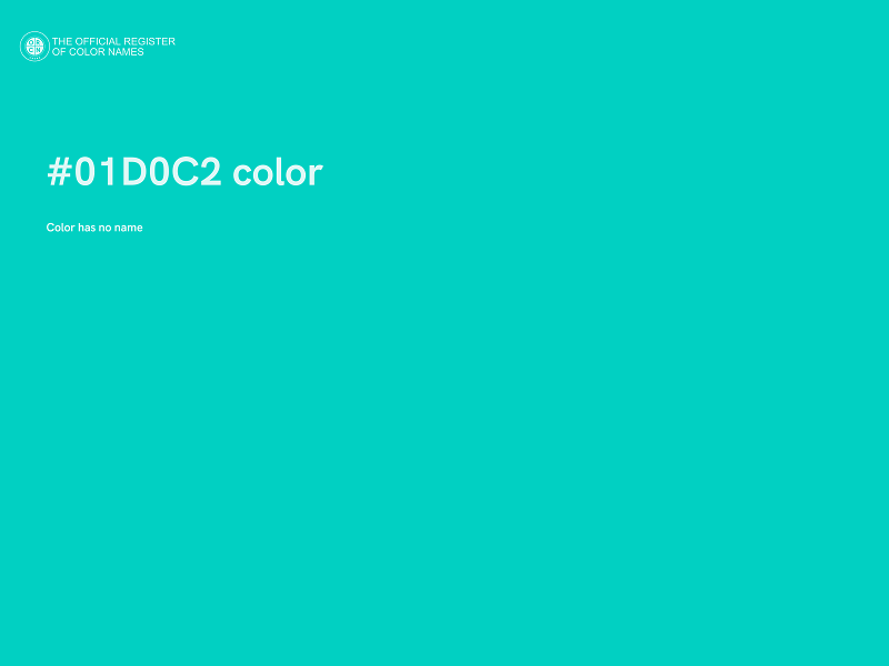 #01D0C2 color image