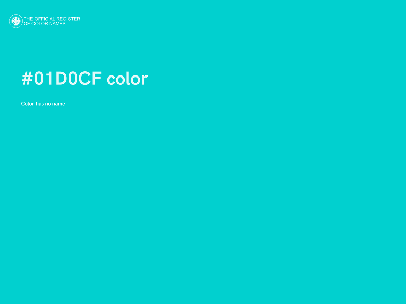 #01D0CF color image