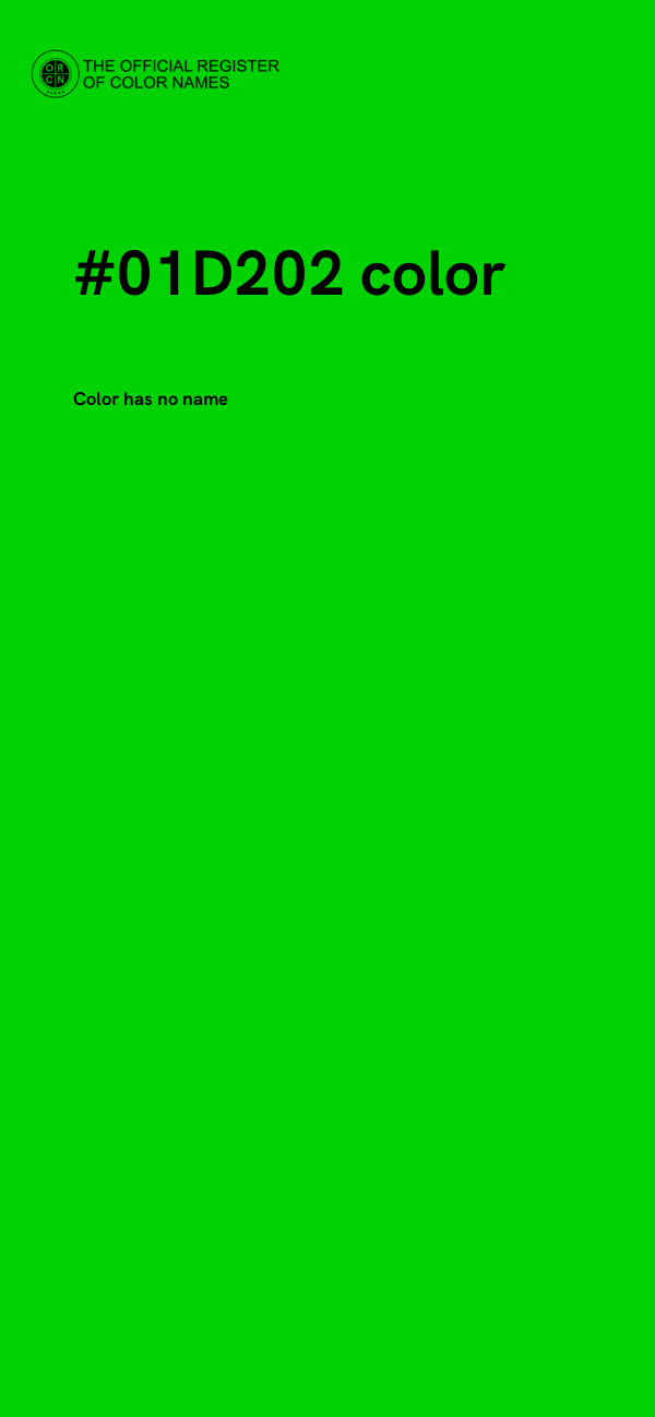 #01D202 color image