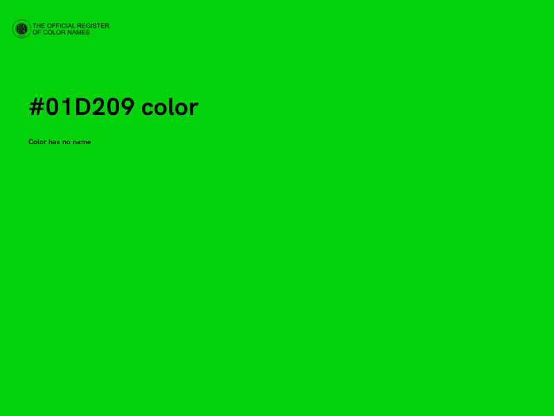 #01D209 color image